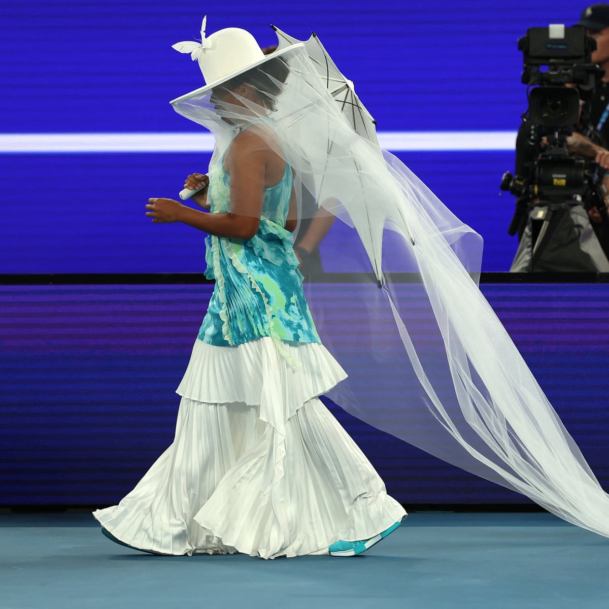 Naomi Osaka's jellyfish-inspired outfit steals the show at Australian Open | Naomi Osaka | The Guardian Naomi Osaka's jellyfish-inspired outfit steals the show at Australian Open | Naomi Osaka | The Guardian