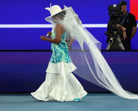 Naomi Osaka's jellyfish-inspired outfit steals the show at Australian Open | Naomi Osaka | The Guardian Naomi Osaka's jellyfish-inspired outfit steals the show at Australian Open | Naomi Osaka | The Guardian