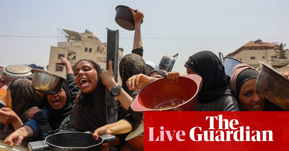 Starvation deaths in Gaza are the latest in the war on children and childhood' in territory, says UN agency  Middle East crisis live