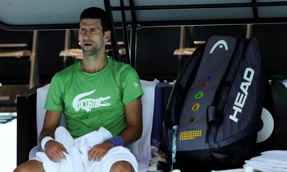 Serbian tennis player Novak Djokovic
