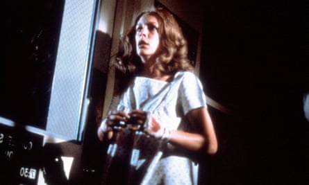 Jamie Lee Curtis in Halloween.
