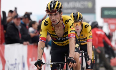 Primoz Roglic climbs to Vuelta stage 17 win as Vingegaard cuts gap to Kuss