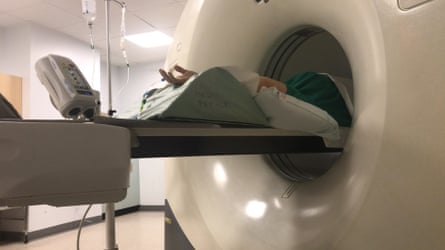 ‘That year was when life’s difficult stuff was happening’ … Mapplebeck in hospital.