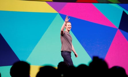Mark Zuckerberg at the annual Facebook F8 developers’ conference in San Jose in April.