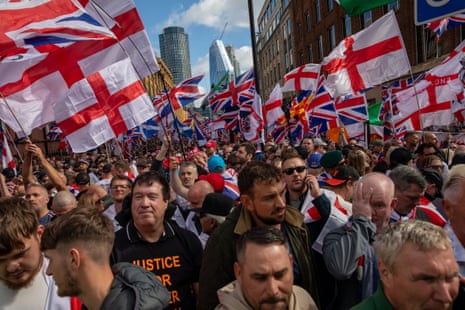 UK politics: Scale of 'Unite the Kingdom' march shows free speech 'alive and well' in UK, says minister – as it happened | Politics | The Guardian