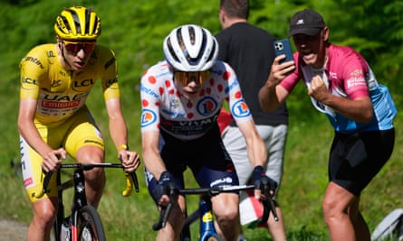 Jonas Vingegaard competes at the Tour de France