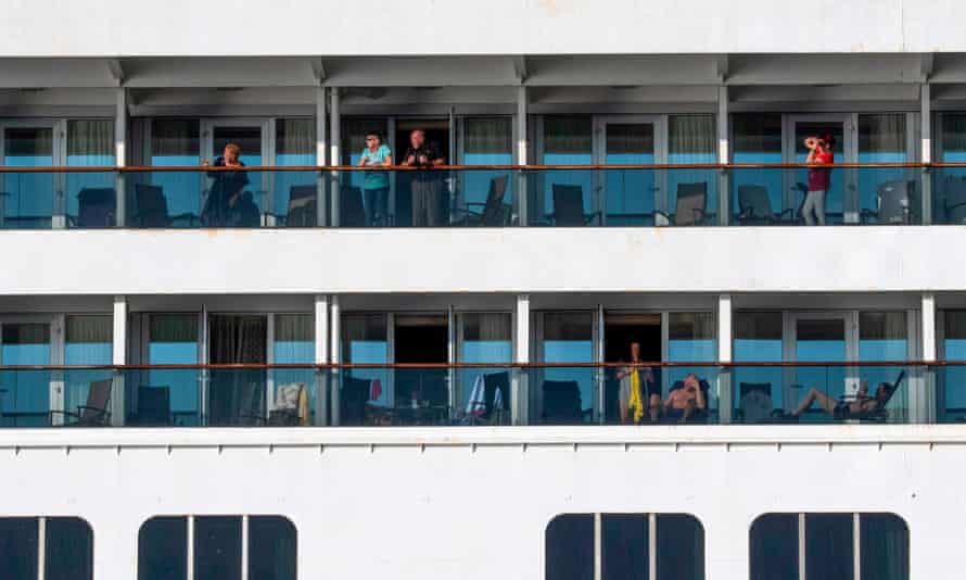 The Zaandam cruise ship has been allowed to pass through the Panama canal.