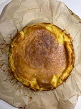 Tomos Parry’s Basque cheesecake at his restaurant Brat features cheese, cream and goat’s curd. All thumbnails by Felicity Cloake.