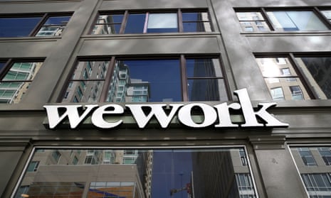 A WeWork building in New York