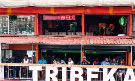 Bar veranda in Nairobi, Kenya