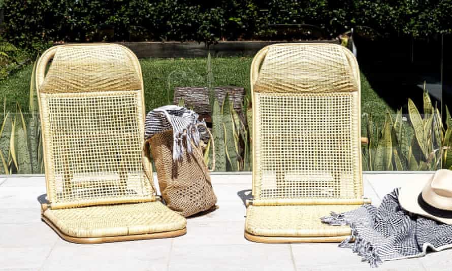 Weekend beach chairs from Byron Bay’s Hanging Chairs
