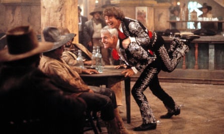 Steve Martin and Martin Short in the Three Amigos, 1986