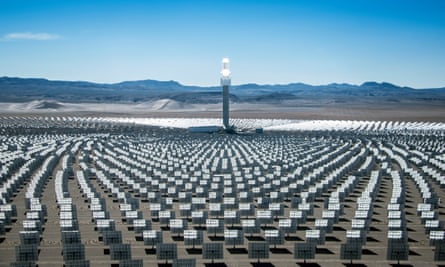 Crescent Dunes solar thermal power project, Nevada
