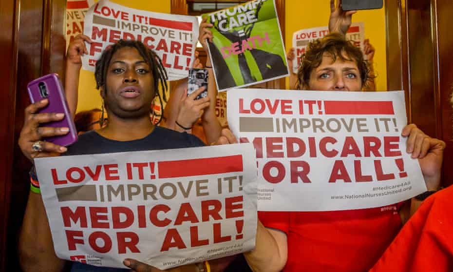 Universal health care has been a long-term goal of the Democratic left.