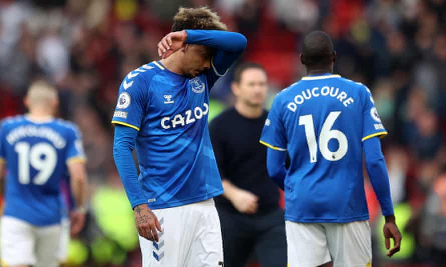Désespoir pour Dele Alli après la défaite d'Everton à Anfield dimanche dernier - ils ont le pire bilan à l'extérieur de la Premier League.