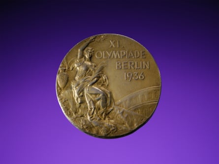This 1936 Olympic gold medal was awarded to Jesse Owens, a track and field legend.