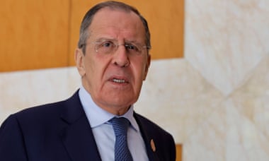 El ministro de Relaciones Exteriores de Rusia, Sergei Lavrov.