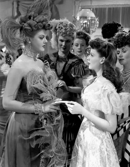 Angela Lansbury with Judy Garland in The Harvey Girls, 1946.
