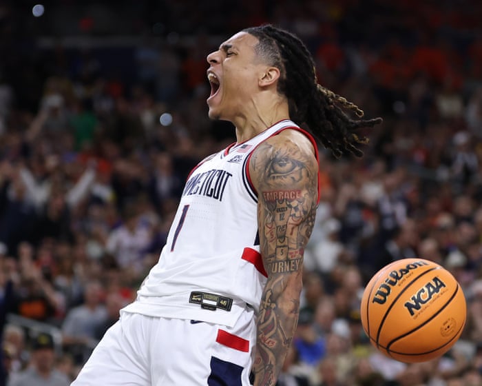 NCAA men’s national championship: UConn v Michigan – live updates