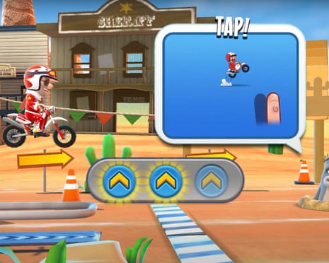 The game Joe Danger in a screenshot