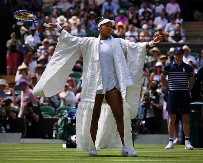 Dazzling Osaka dismantles Kasatkina to reach Wimbledon second week for first time