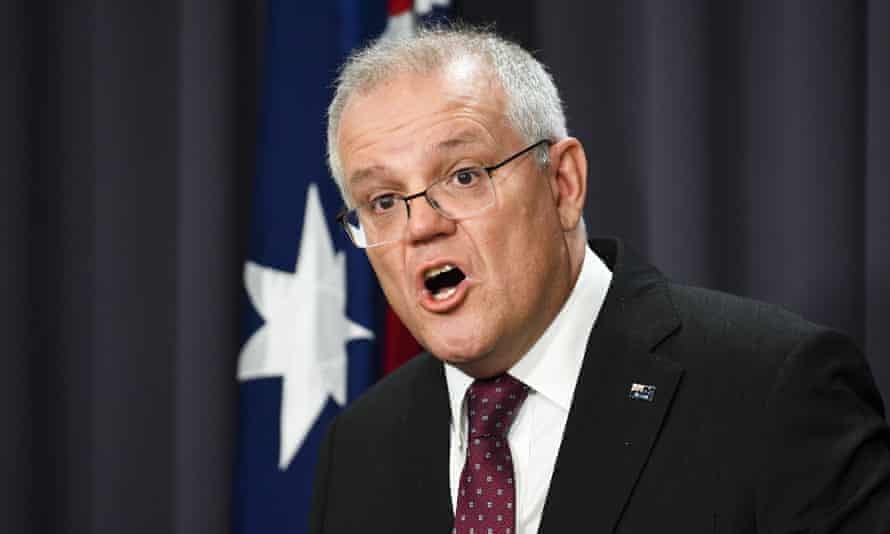 Australian prime minister Scott Morrison