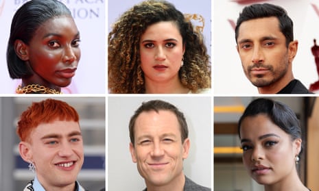 Who will be lucky number 14? ... clockwise from top left; Michaela Coel, Rose Matafeo, Riz Ahmed, Lydia West, Tobias Menzies, Olly Alexander.