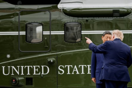 Donald Trump and Xi Jinping speak