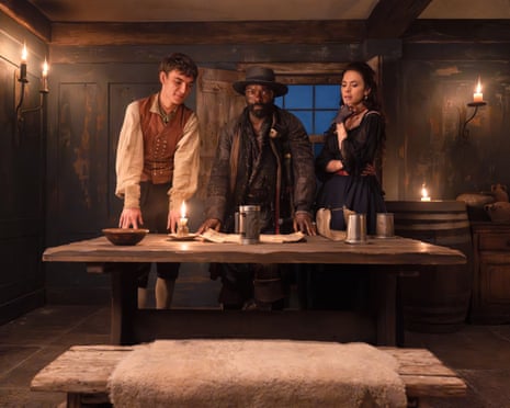 Treasure Island 2026 cast: Tom Sweet, David Oyelowo and Hayley Atwell Tom Sweet, David Oyelowo and Hayley Atwell in the 2026 Treasure Island adaptation