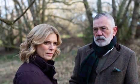 Emilia Fox and Prof David Wilson in In the Footsteps of Killers.