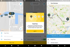 The myTaxi app is like Uber but for black cabs in London.