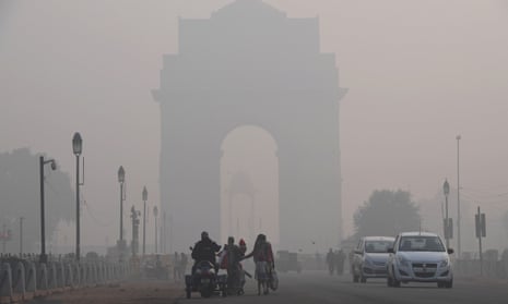 Smog in Delhi, India