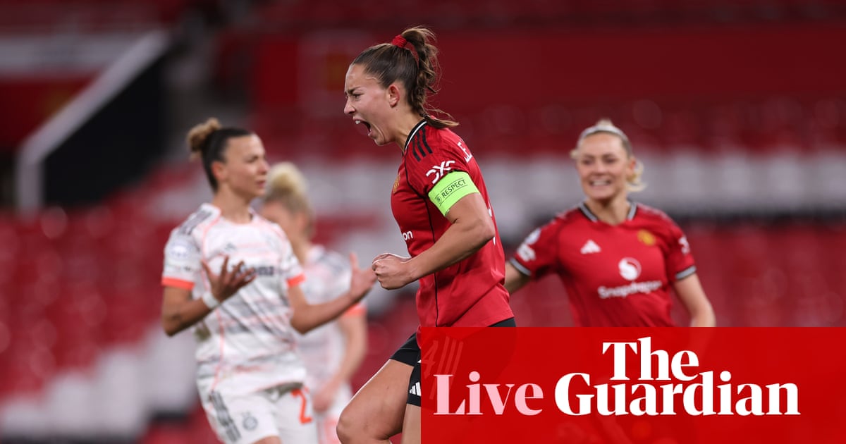 Manchester United v Bayern Munich: Women’s Champion League quarter-final, first leg – live