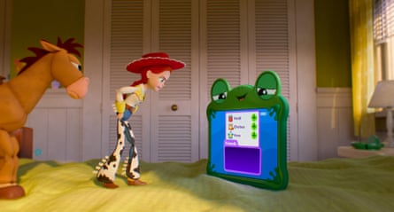 Bullseye, Jessie and Lilypad in Toy Story 5.