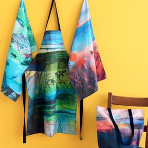 Textile range by disabled artist Kate Boyce, one of the artists to partner with charity Scope on a range of Christmas gifts. Products, from £25, at Scope