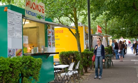 Portland Oregon is renowned for its many food carts