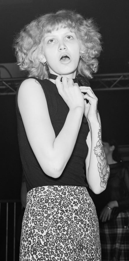 A reveller at a Deptford Northern Soul Club night in London