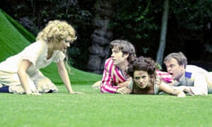 As Hermia, second from right, in A Midsummer Night’s Dream at the Open Air theatre in Regent’s Park, 2006, alongside (from left) Summer Strallen, Dominic Marsh and David Partridge. Smith returned to the play in 2013, in the West End, playing Hippolyta.