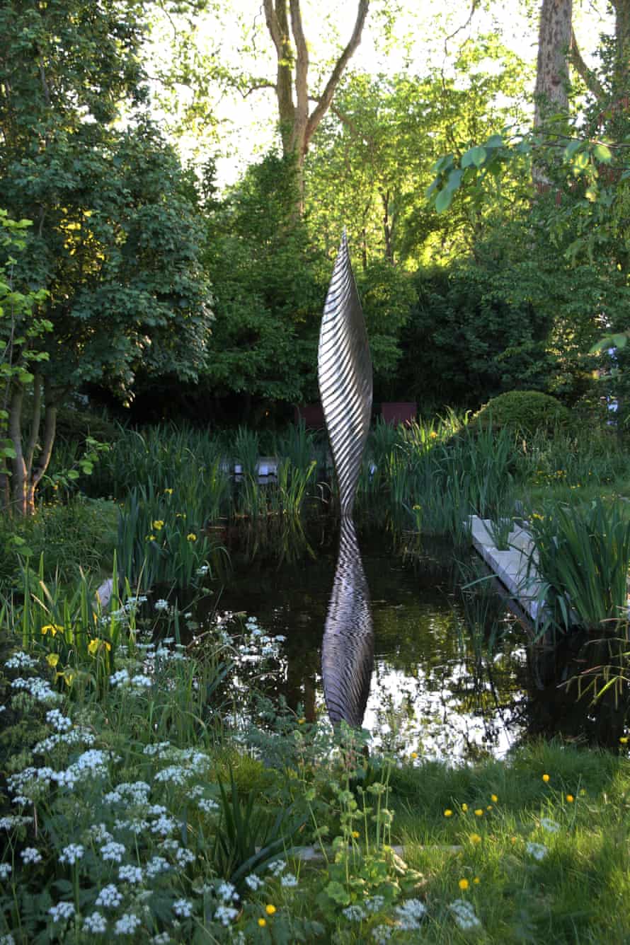 A garden designed by Andrew Duff, who says he has to turn away potential clients because he's too busy.