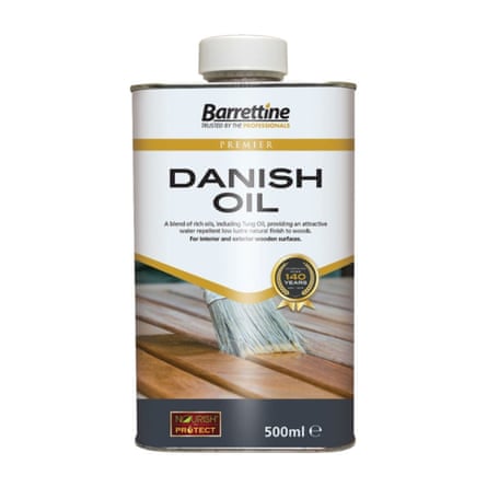 Barrettine Danish Oil bottle
