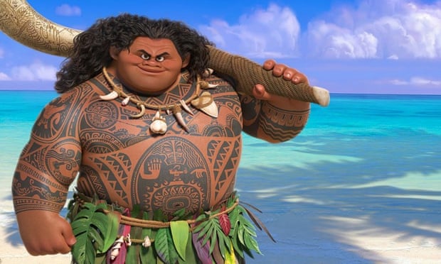 The depiction of Maui in the film has been described as ‘half pig, half hippo’.