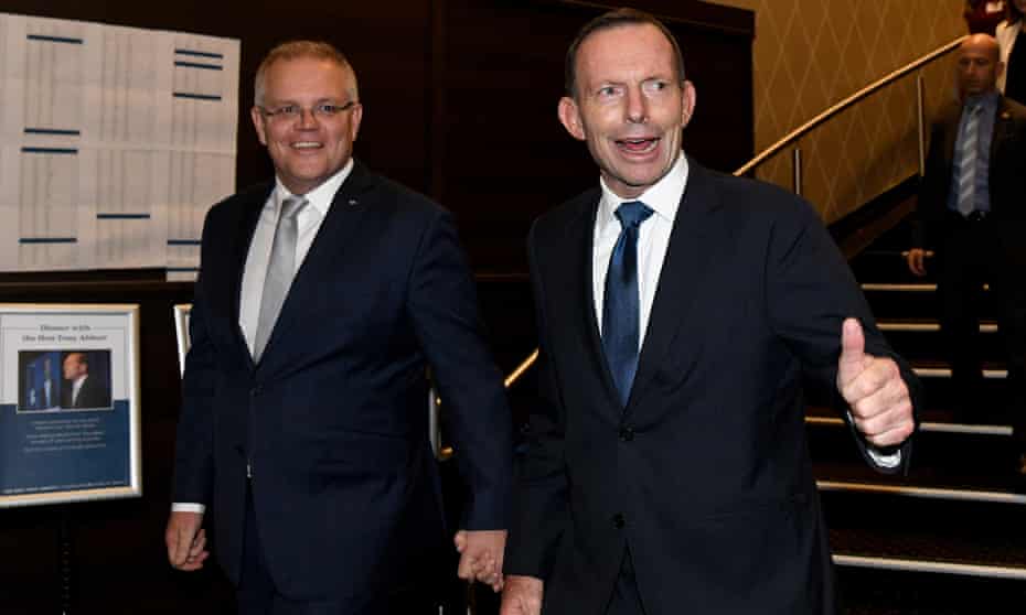 Scott Morrison and Tony Abbott in 2019
