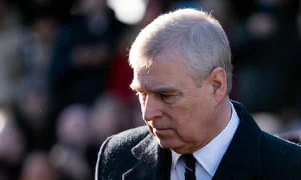 Prince Andrew … treated to a thorough kicking.