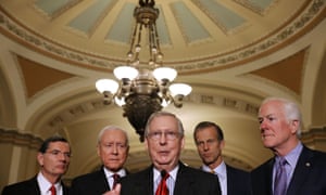 Mitch McConnell on Capitol Hill on Tuesday.
