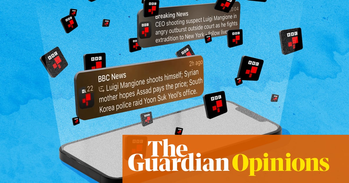 Your phone buzzes with a news alert. But what if AI wrote it – and it’s not true? | Archie Bland