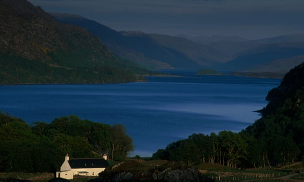 Loch Maree in the northwest Highlands … a Scottish loch provides the setting for Michael Ridpath’s Amnesia. Photograph: Alamy