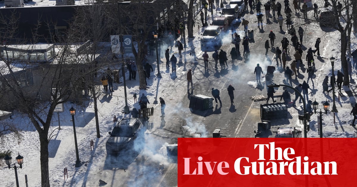 Minneapolis shooting: man shot dead by federal officers was 37-year-old US citizen, police chief says – live updates