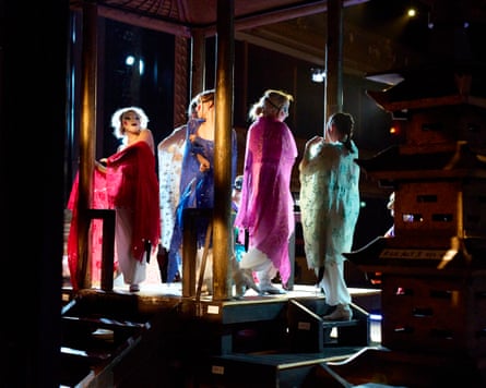 Behind the scenes during rehearsals for Puccini’s Turandot