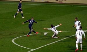 Serbia v Scotland: extra time in Euro 2020 play-off – live! | Football 4 Ryan Christie fires Scotland into the lead.