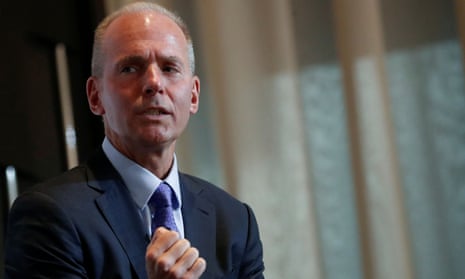 Dennis Muilenburg says he supports splitting Boeing’s CEO and chairman jobs, after Boeing’s best-selling plane was grounded in March after the crashes in Indonesia and Ethiopia. 